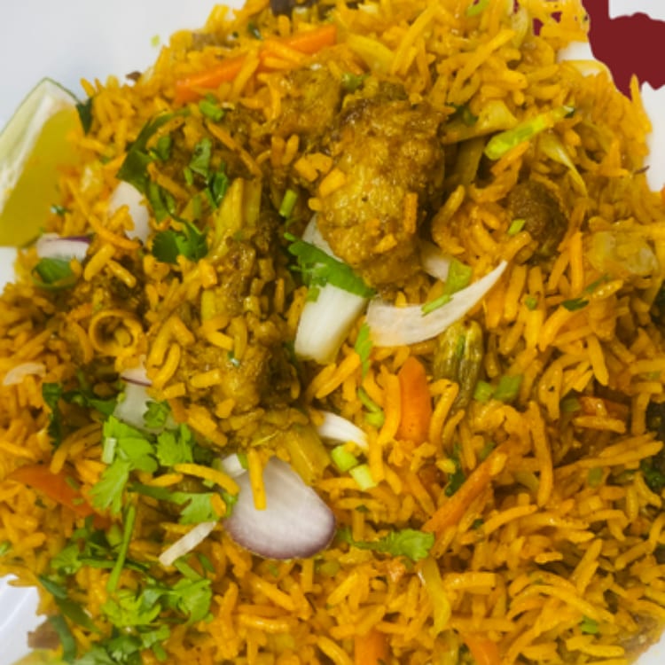 121. Lamb Fried Rice.