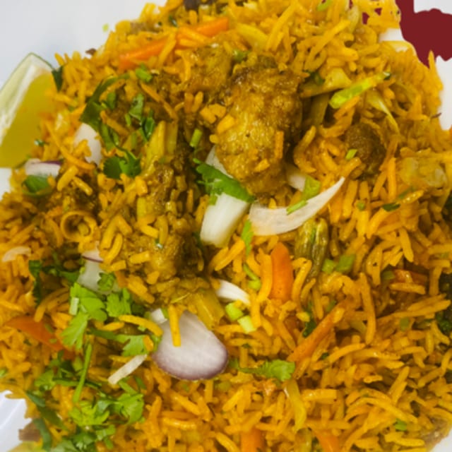 121. Lamb Fried Rice.