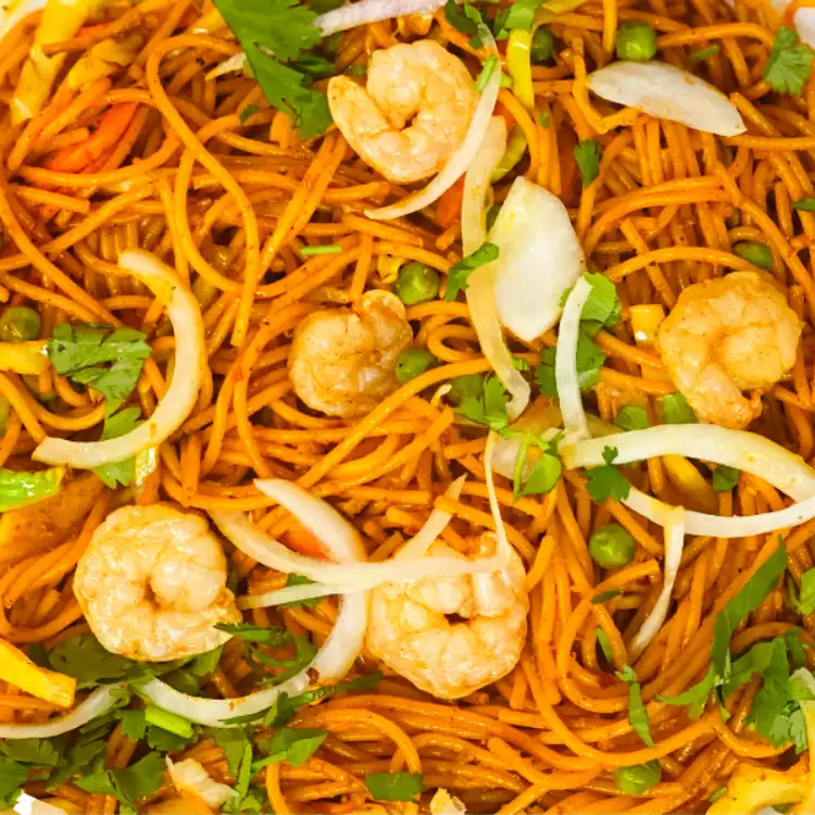 128. Shrimp Chowmein.